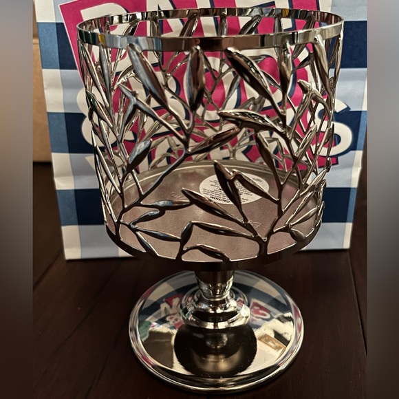 Bath & Body Works Accents Bath And Body Works Vine Leaf Pedestal 3 Wick Candle Holder Poshmark
